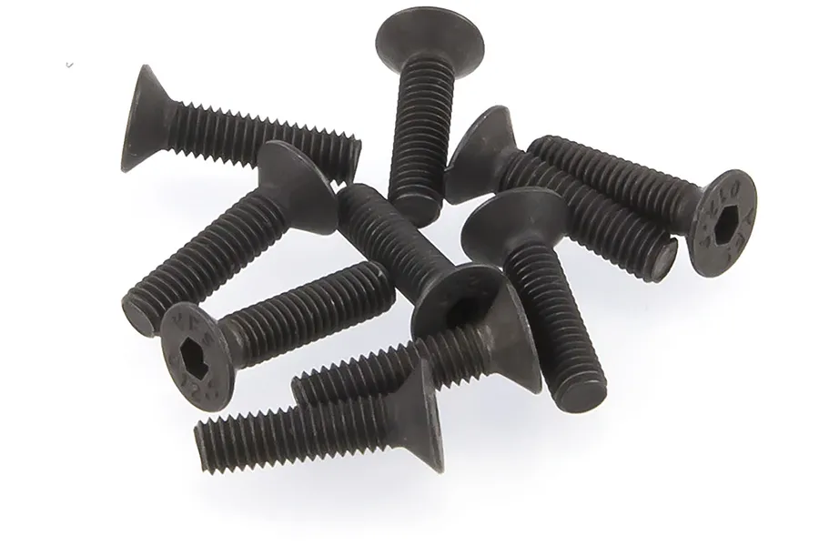 HSP 3x12mm Fine Thread Countersunk Head Screws 10Pcs image 18775