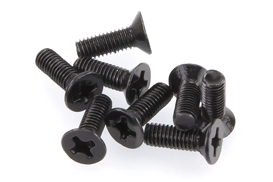 HSP 3x9mm Fine Thread Countersunk Head Screws 8Pcs image 18790
