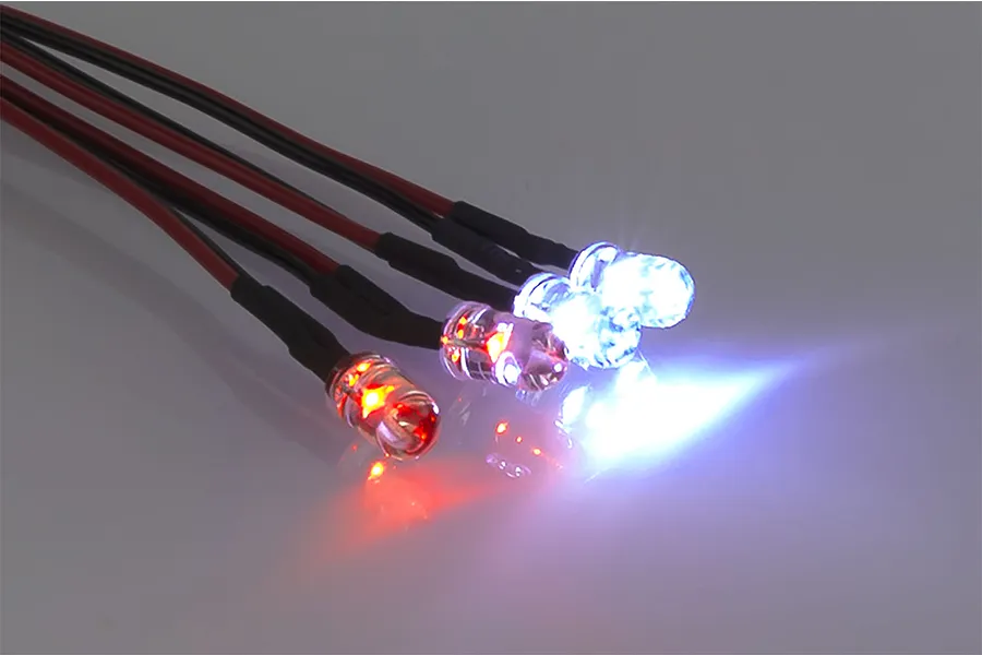 HSP RC4 White Front &amp;amp; Red Rear 4 LED Set image 18841