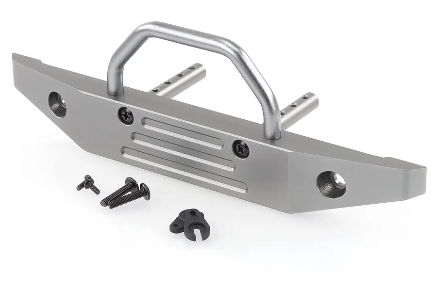 HSP RC4 Gunmetal Aluminium Front Bumper image 18855