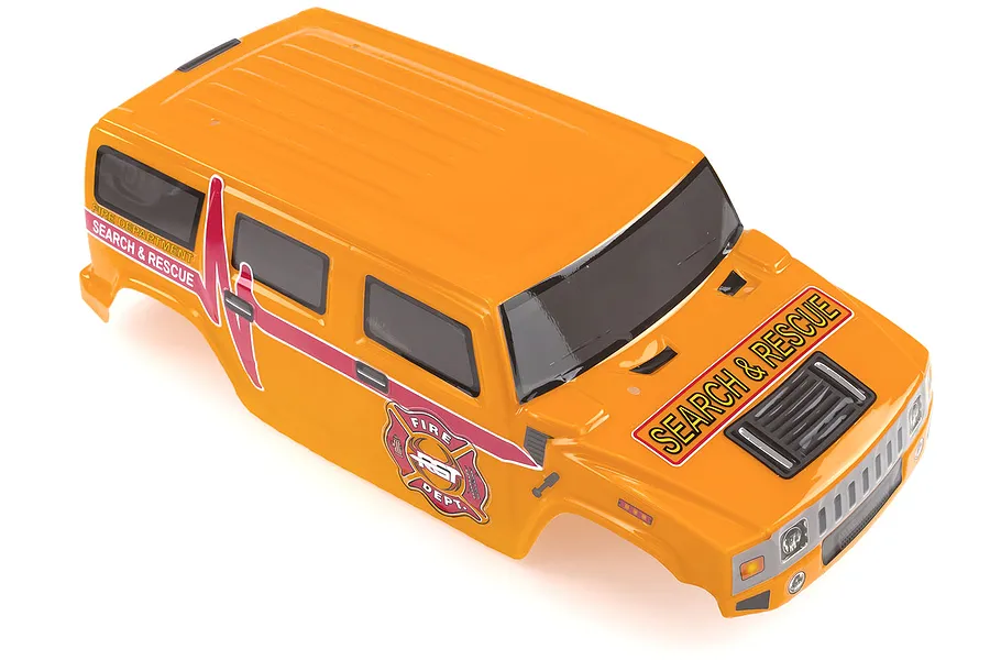 HSP 1/10 RC4 Hummer Truck Painted Mustard Body Shell image 18929