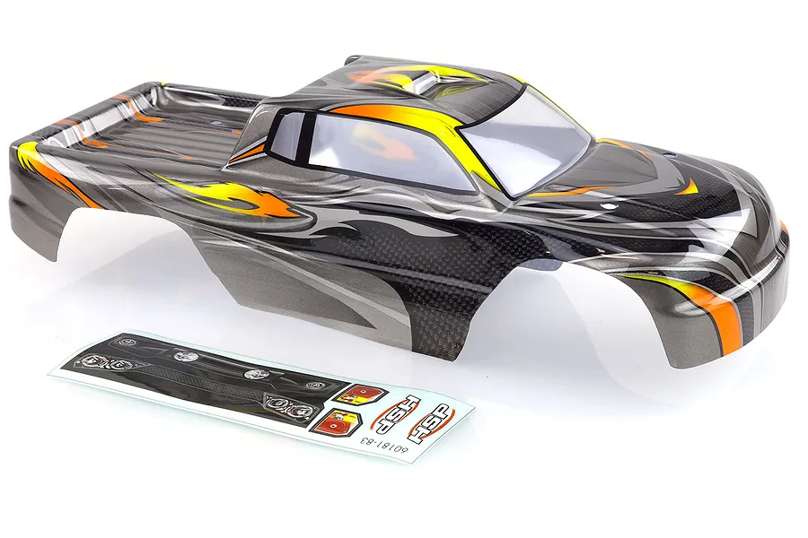 HSP 1/10 Crusher Truck Painted Grey Body Shell image 18935