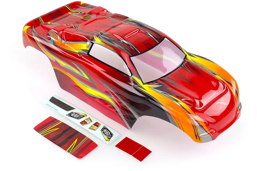 HSP 1/10 Viper Stadium Truck Painted Red Body Shell image 18939