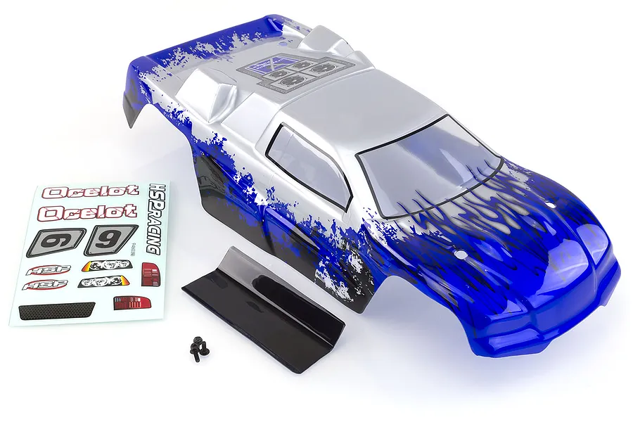 HSP 1/10 Viper BL Stadium Truck Painted Blue Body Shell image 18940