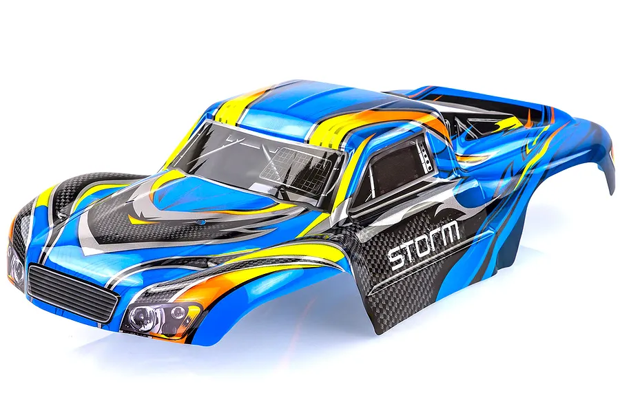 HSP 1/10 Storm Short Course Truck Painted Blue Body Shell image 18943