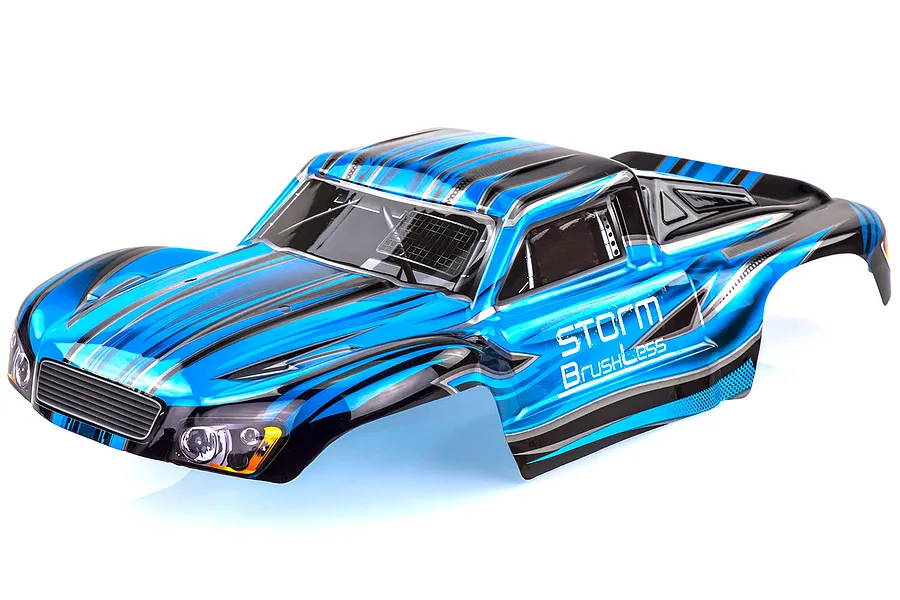 HSP 1/10 Storm BL Short Course Truck Painted Blue Body Shell image 18947