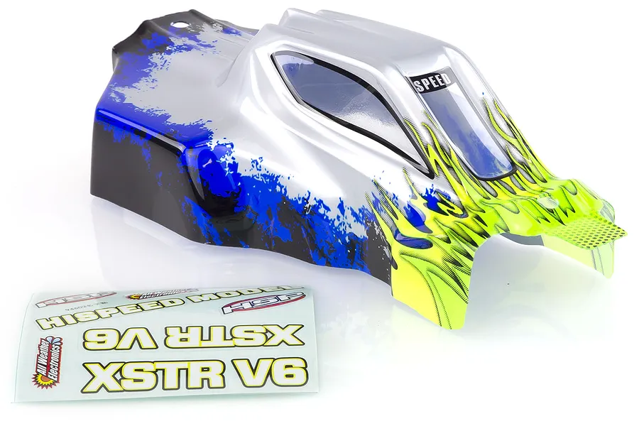 HSP 1/10 Mongoose BL Buggy Painted Silver Body Shell image 18950