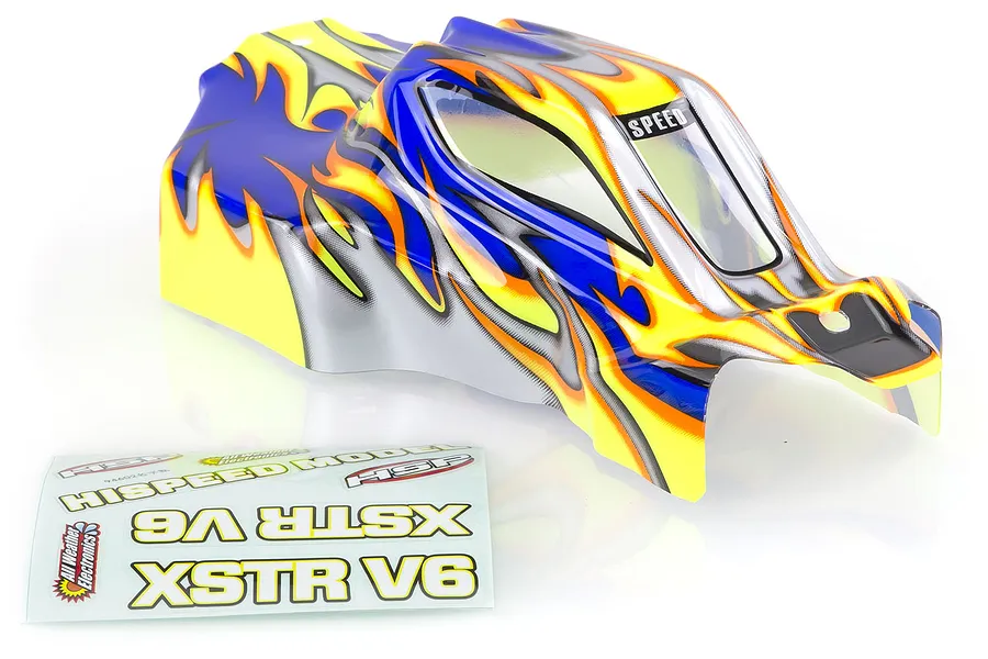 HSP 1/10 Mongoose Buggy Painted Blue Body Shell image 18951