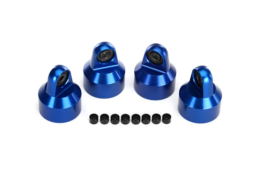 Traxxas Blue Aluminium GTX Shock Caps w/ Spacers image 19094