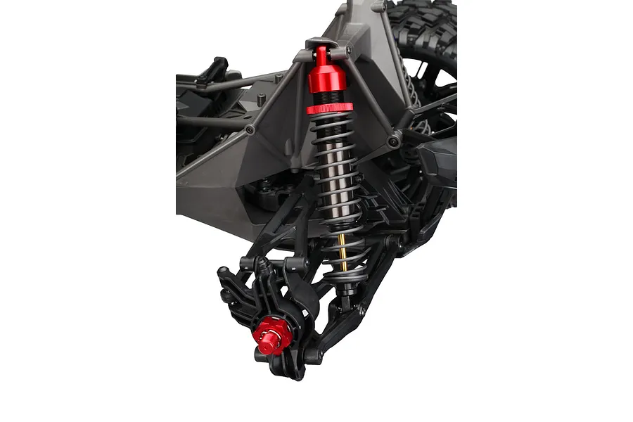 Traxxas Red Aluminium GTX Shock Caps w/ Spacers image 19097