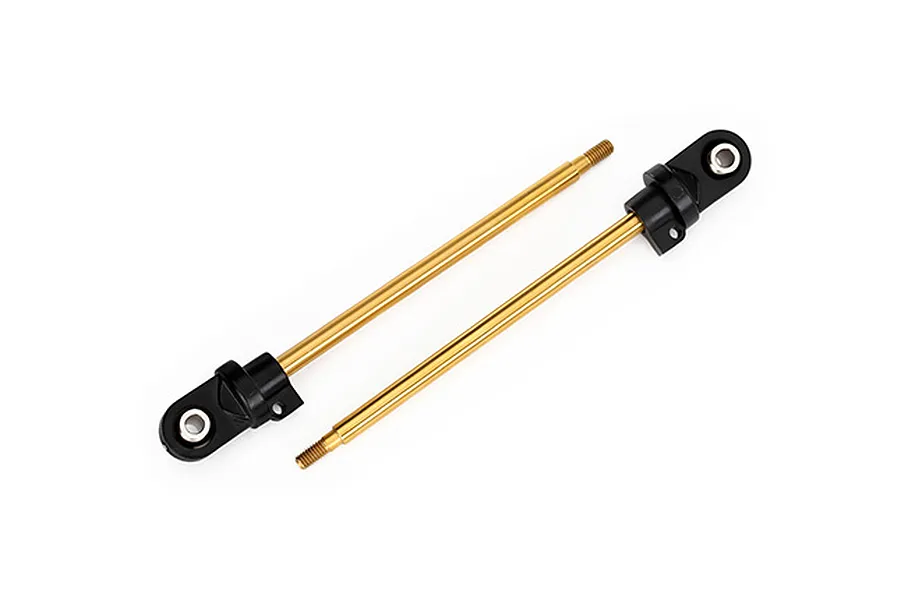 Traxxas Titanium Nitride Coated GTX Shock Shafts w/ Rod Ends &amp;amp; Balls image 19100