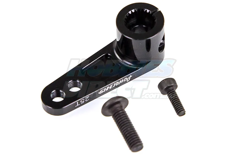 Power HD Black Aluminium 25T Servo Horn image 19152