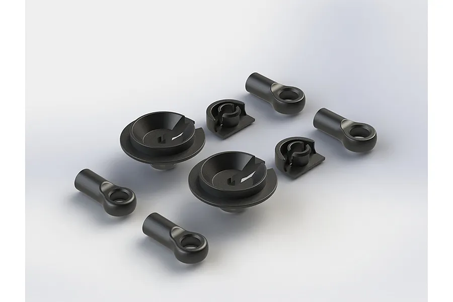 ARRMA Shock End/Spring Retainer Set image 19185