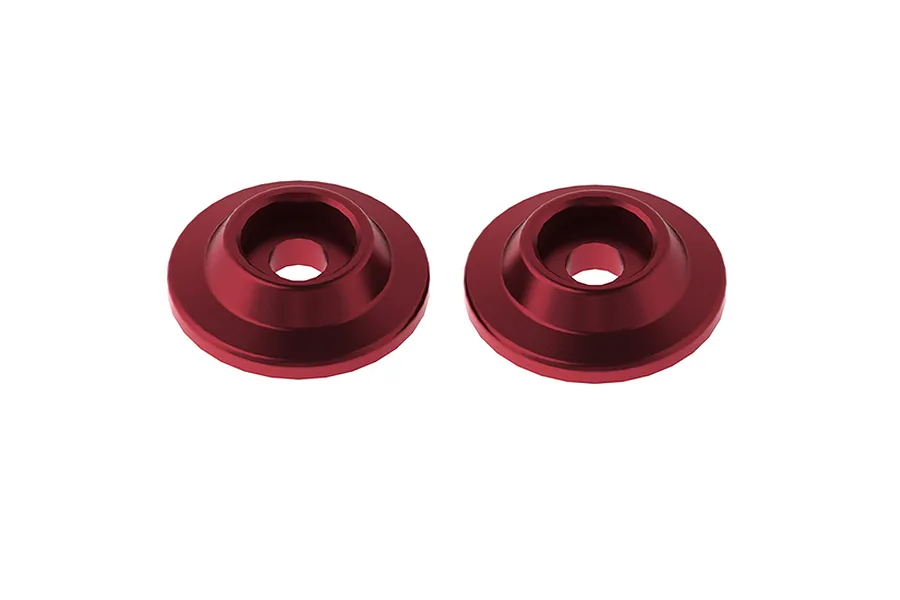 ARRMA Red CNC Aluminium Wing Washers 2Pcs image 19207