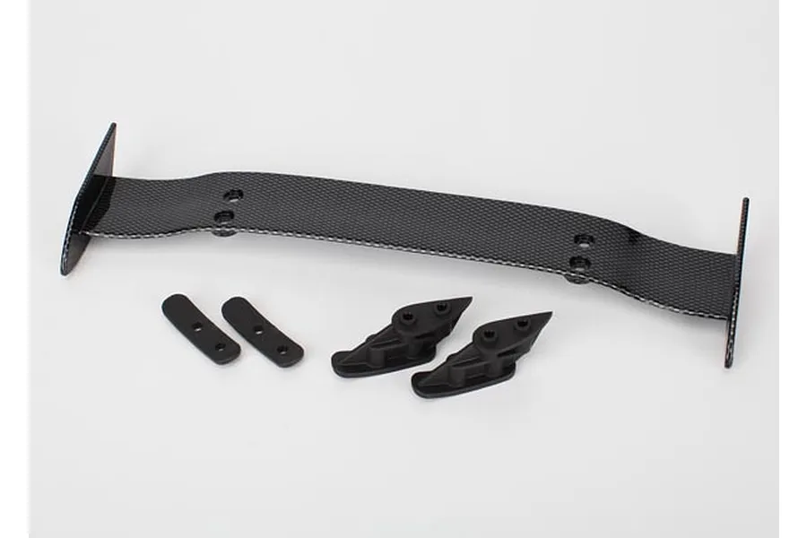 Traxxas XO-1 Wing (Exocarbon) w/ Mount &amp;amp; Washer image 19258