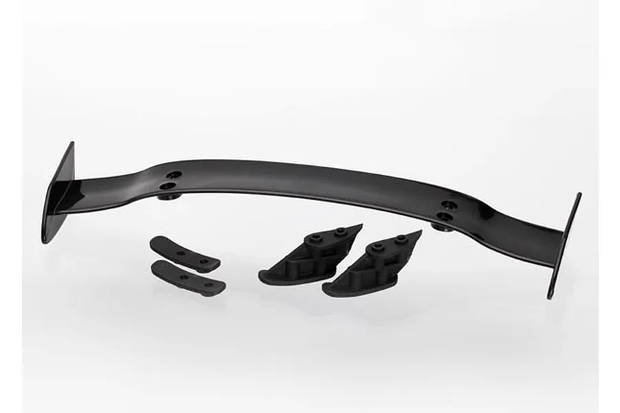 Traxxas XO-1 Black Wing w/ Mount &amp;amp; Washer image 19259