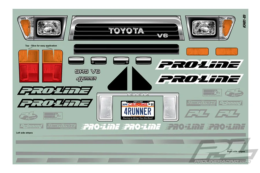 Pro-Line 1/10 1991 Toyota 4Runner for SCX10 Honcho Unpainted Body Shell image 19363