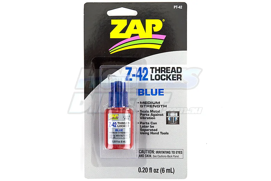 Zap Blue Medium Strength Thread Lock 6ml image 19480