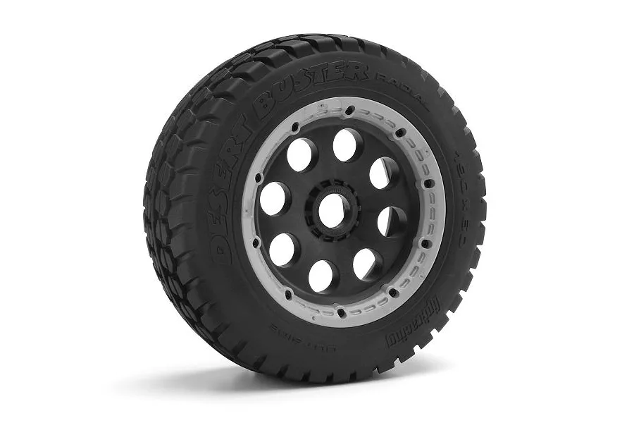 HPI 4.7/5.5&amp;quot; Baja 5T/5SC Front Outlaw Black Rims 2Pcs image 19516