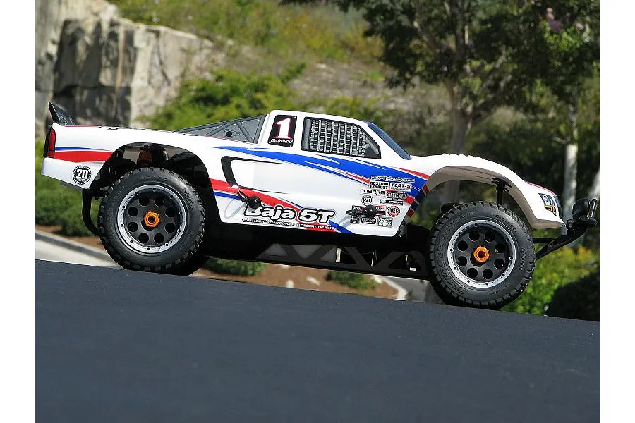HPI 4.7/5.5&amp;quot; Baja 5T/5SC Front Outlaw Black Rims 2Pcs image 19518