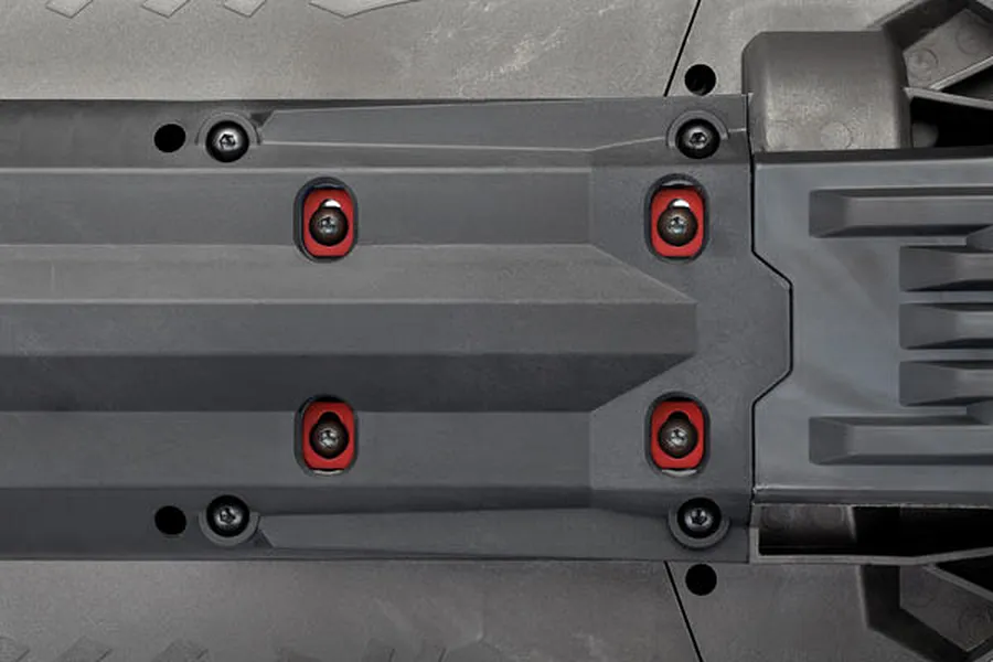 Traxxas Red Aluminium Motor Mount Spacers w/ Screws image 19644