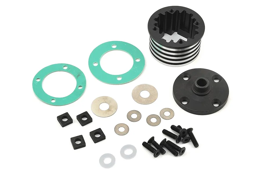 Losi DBXL-E Black Aluminium Differential Case w/ Hardware image 19748