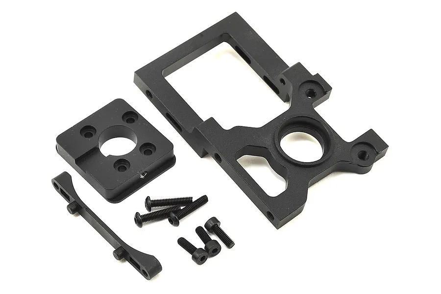 Losi DBXL-E Black Aluminium Motor Mount w/ Adapter image 19845