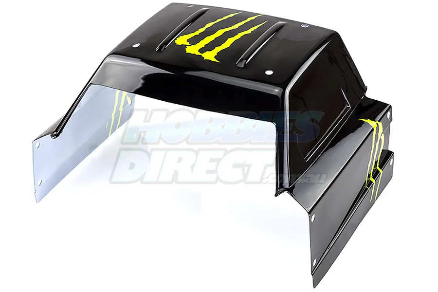 Rovan 5IVE-T Middle Cab Painted Black Body Shell image 20015