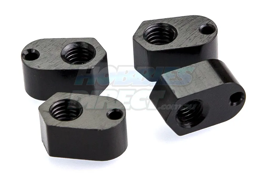 Rovan 5IVE-T Black Aluminium Side Cage Nut Inserts 4Pcs image 20128