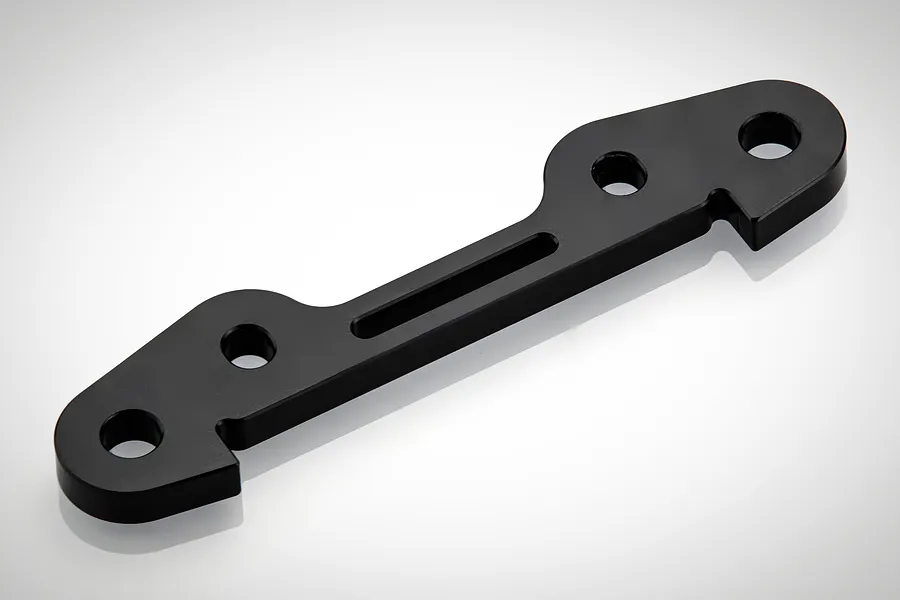 Rovan 5IVE-T Black Aluminium Front Lower Inside Suspension Arm Pin Brace image 20146