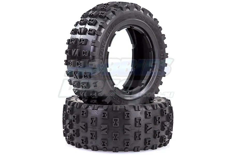 Rovan 5IVE-T 4.7/5.5&amp;quot; Belted Bow-Tie Tyres 2Pcs image 20166