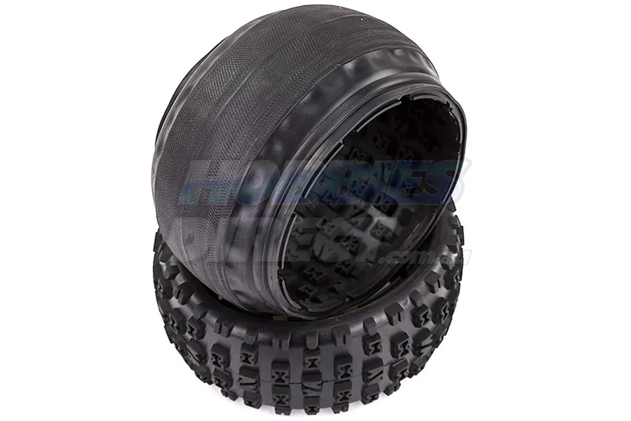 Rovan 5IVE-T 4.7/5.5&amp;quot; Belted Bow-Tie Tyres 2Pcs image 20168