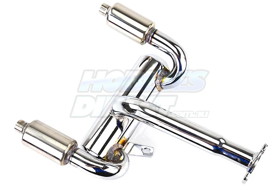 Rovan Baja Tuned Twin Tip Exhaust Pipe Set image 20254