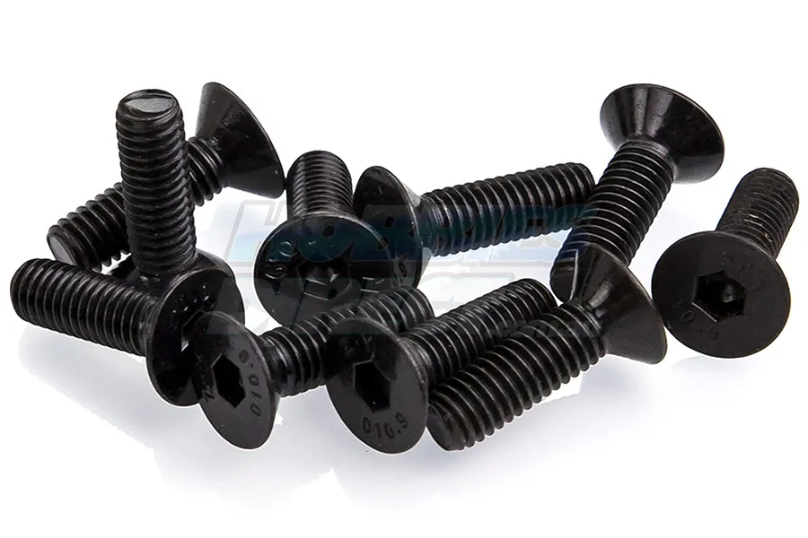 Rovan 6x20mm Fine Thread Countersunk Head Screws 10Pcs image 20292