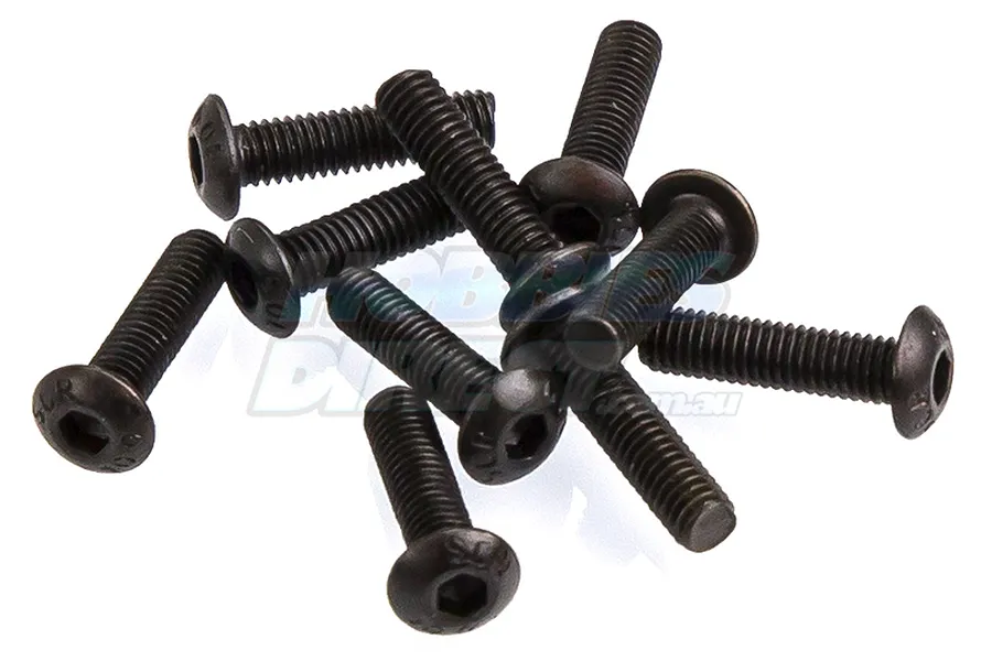 Rovan 3x12mm Fine Thread Button Head Screws 10Pcs image 20294