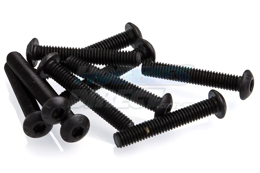 Rovan 4x25mm Fine Thread Button Head Screws 10Pcs image 20299