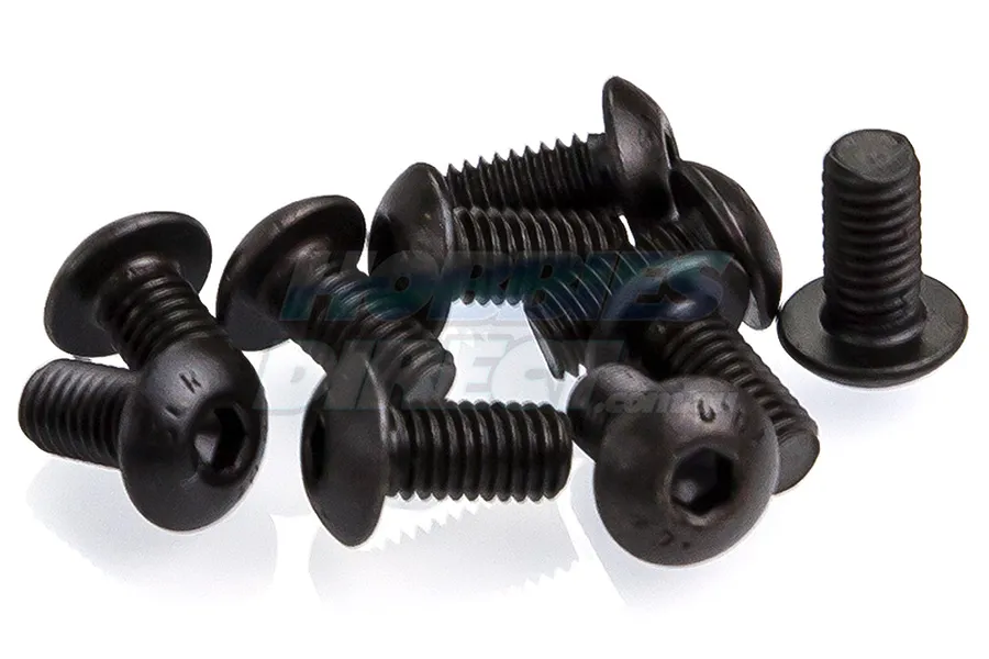 Rovan 5x10mm Fine Thread Button Head Screws 10Pcs image 20302