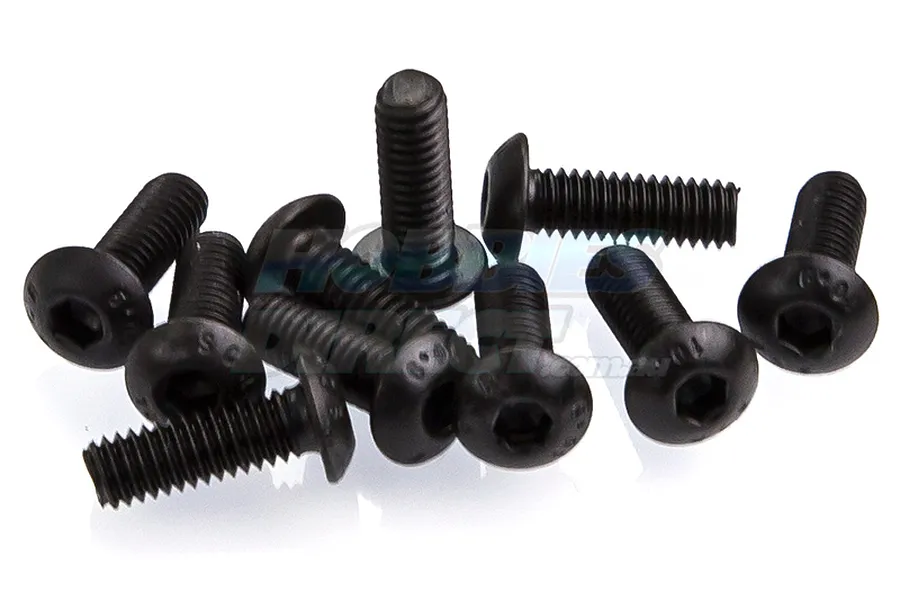 Rovan 4x12mm Fine Thread Button Head Screws 10Pcs image 20304