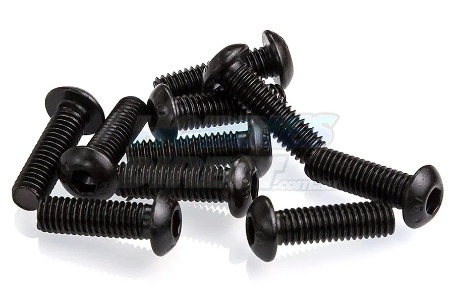 Rovan 6x20mm Fine Thread Button Head Screws 10Pcs image 20305