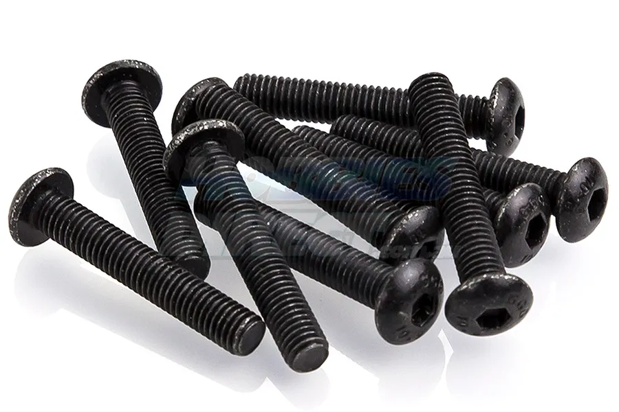 Rovan 5x30mm Fine Thread Button Head Screws 10Pcs image 20321