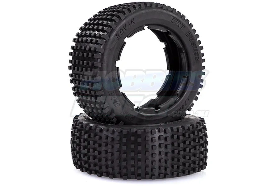 Rovan 4.7/5.5&amp;quot; Baja 5B Front Dirt Buster Tyres 2Pcs image 20324