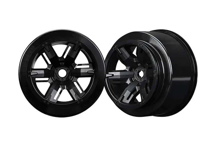 Traxxas X-Maxx 4.0/5.5&amp;quot; Black Rims 2Pcs image 20351