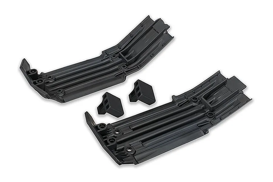 Traxxas X-Maxx Front &amp;amp; Rear Skid Plate w/ Rubber Impact Block image 20355