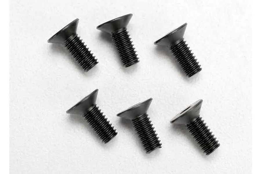 Traxxas 4x10mm Fine Thread Countersunk Head Screws 6Pcs image 20373