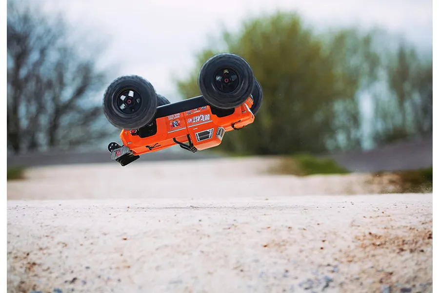 ARRMA Outcast BLX RC Truggy Electric Brushless 1/8 Scale RTR - Orange image 20421