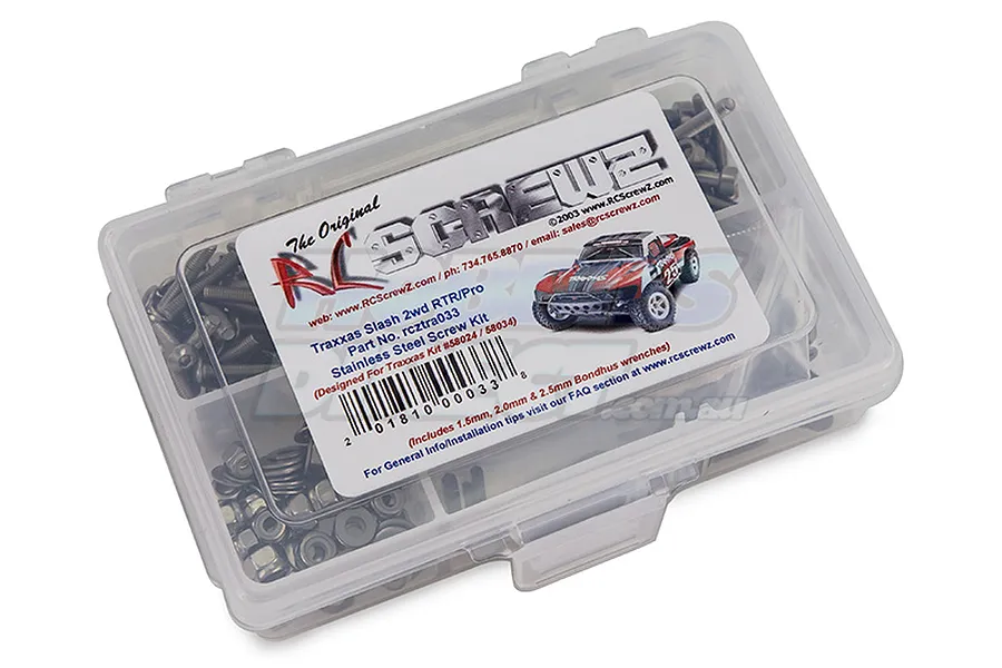 RC Screwz Traxxas Slash 2WD Complete Stainless Screw Kit image 20447