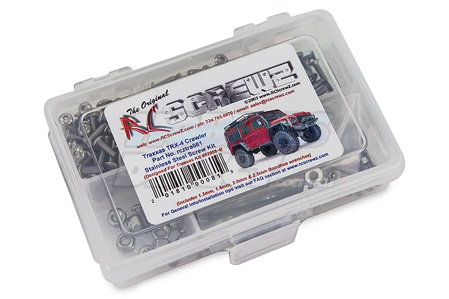 RC Screwz Traxxas TRX-4 Complete Stainless Screw Kit image 20448