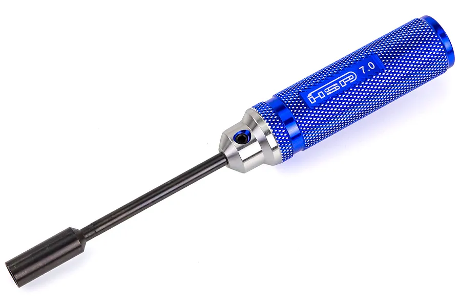 HSP Blue Aluminium 7mm Hex Socket Driver image 20586