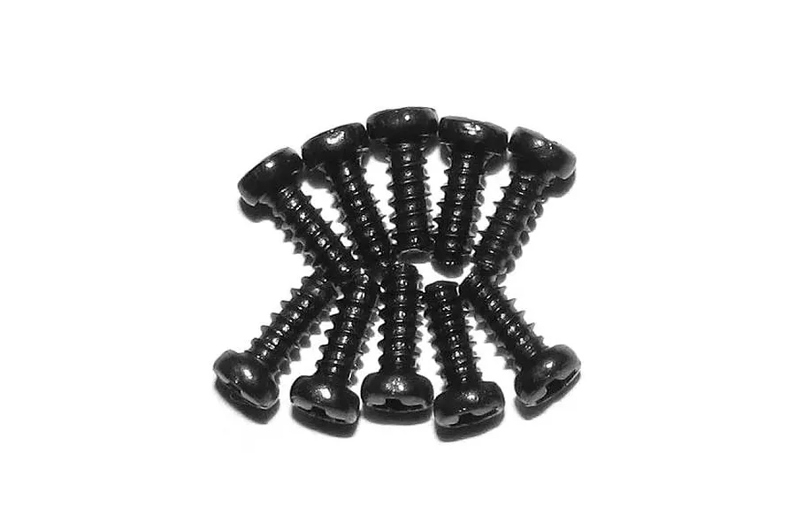 Xinlehong 2.3x6mm Coarse Thread Binder Head Screws 10Pcs image 20690