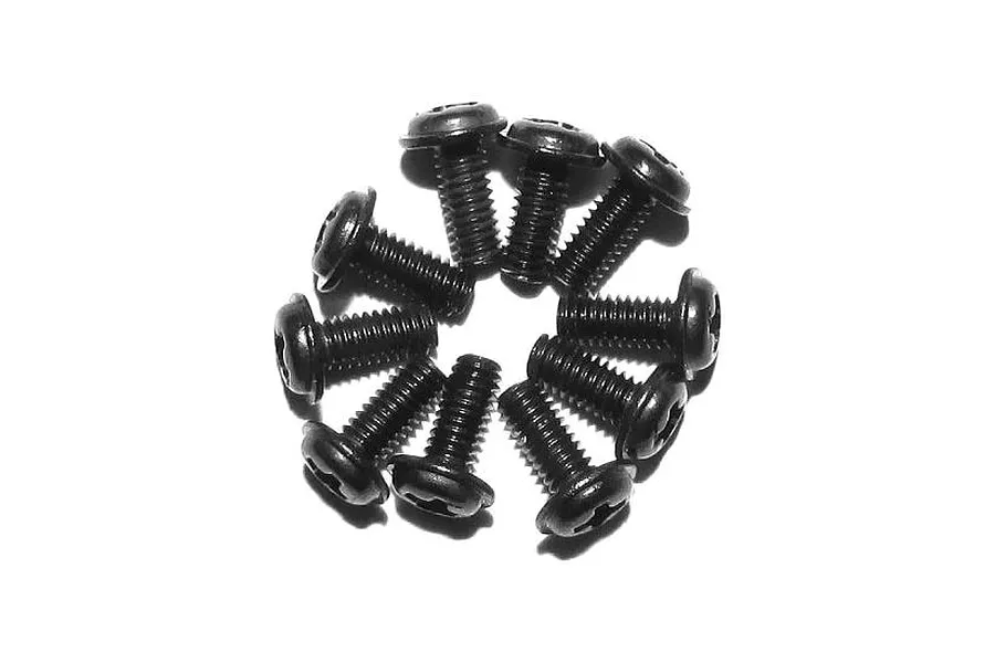 Xinlehong 2.5x5mm Fine Thread Button Head Screws 10Pcs image 20700